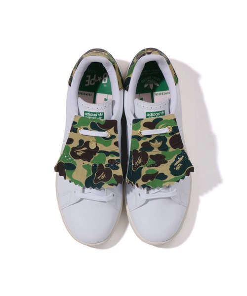 A BATHING APE - 新品未使用 BAPE × adidas ゴルフ 24cm BAPE X ADIDAS GOLF STAN SMITH G BAPE L（スニーカー）｜A