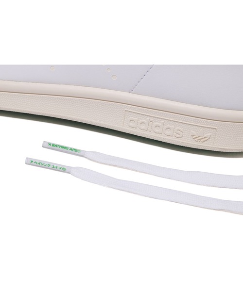 A BATHING APE(アベイシングエイプ)の「BAPE X ADIDAS GOLF STAN SMITH G BAPE L(スニーカー・レディース・ホワイト・5/6.5/6/4/5.5)」の15枚目の写真