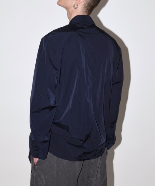 SUPERTHANKS(スーパーサンクス)の「【撥水加工】2ボタンジャケット ネオブレザー(ユニセックス)Neo blazer (Ny taffeta)(ナイロンジャケット・メンズ・ブラック/グレー/ネイビー・M/S/L)」の10枚目の写真