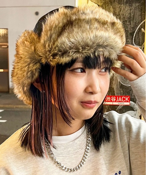 SPINNS（スピンズ）の「フェイクレザー素材 アビエーター パイロット