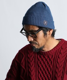 The DUFFER of ST.GEORGE | [INDIGO LABEL] INDIGO LIKE KNIT WATCH：インディゴライク ニットキャップ(ニットキャップ/ビーニー)