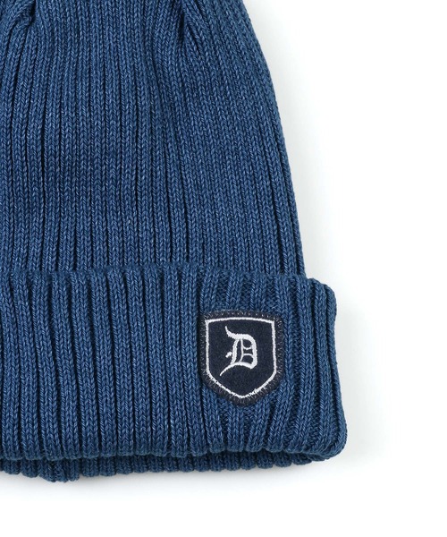 The DUFFER of ST.GEORGE（ザダファーオブセントジョージ）の「[INDIGO LABEL] INDIGO LIKE KNIT WATCH：インディゴライク ニットキャップ（ニットキャップ/ビーニー・メンズ・ダークインディゴブルー/インディゴブルー・F）」の6枚目の写真