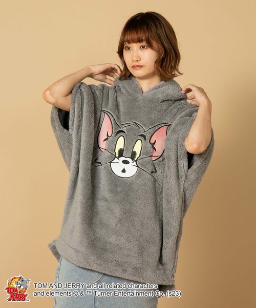 Tom＆Jerry（トムアンドジェリー）の「【TOM and JERRY/トムとジェリー】ボアパーカー（パーカー・レディース・グレー/ブラウン・FREE）」の11枚目の写真
