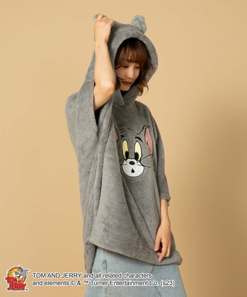 Tom＆Jerry（トムアンドジェリー）の「【TOM and JERRY/トムとジェリー】ボアパーカー（パーカー・レディース・グレー/ブラウン・FREE）」の16枚目の写真