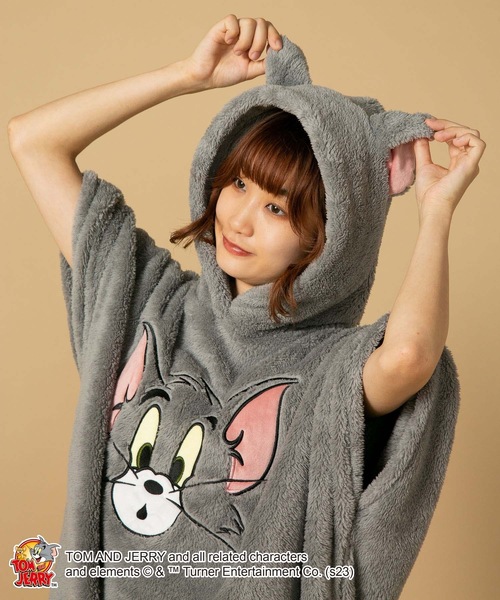 Tom＆Jerry（トムアンドジェリー）の「【TOM and JERRY/トムとジェリー】ボアパーカー（パーカー・レディース・グレー/ブラウン・FREE）」の18枚目の写真