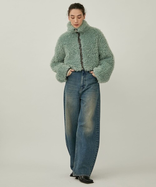 THINGS THAT MATTER/(シングス ザット マター)】CRIMPED FUR CROPPED