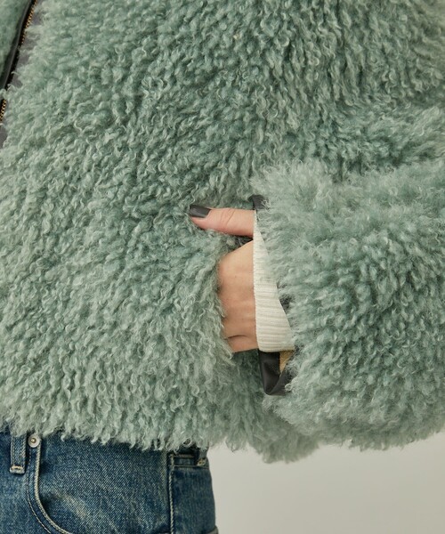 THINGS THAT MATTER/(シングス ザット マター)】CRIMPED FUR CROPPED