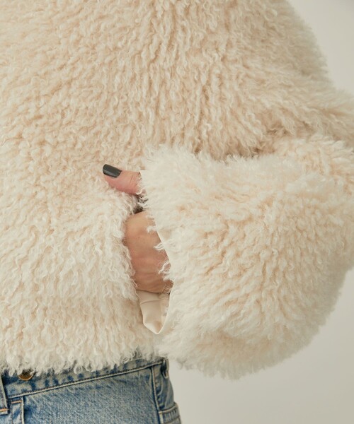 THINGS THAT MATTER/(シングス ザット マター)】CRIMPED FUR CROPPED