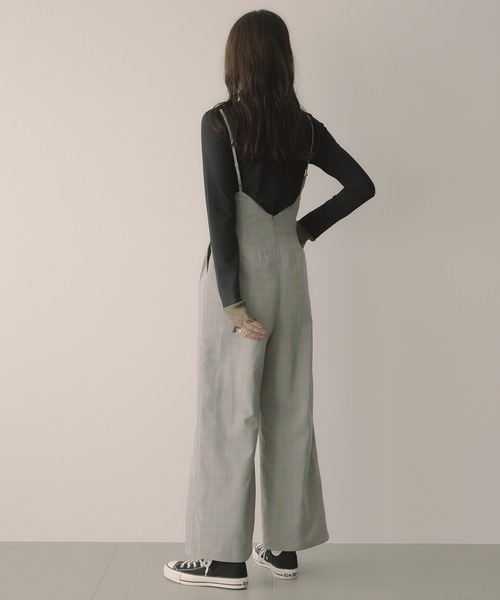 saloon(サルーン)の「SALOON(サルーン)/ラメ切り替えロンT(Tシャツ/カットソー・レディース・ブルー/ブラック/オフホワイト・FREE)」の5枚目の写真