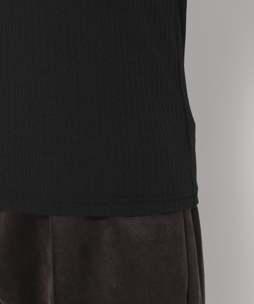 saloon(サルーン)の「SALOON(サルーン)/ラメ切り替えロンT(Tシャツ/カットソー・レディース・ブルー/ブラック/オフホワイト・FREE)」の21枚目の写真