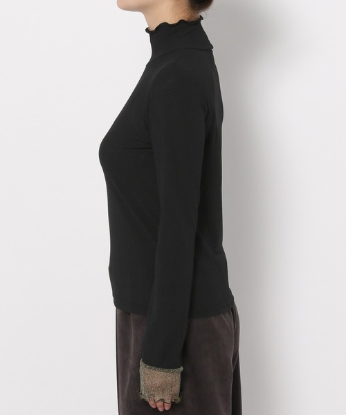 saloon(サルーン)の「SALOON(サルーン)/ラメ切り替えロンT(Tシャツ/カットソー・レディース・ブルー/ブラック/オフホワイト・FREE)」の15枚目の写真