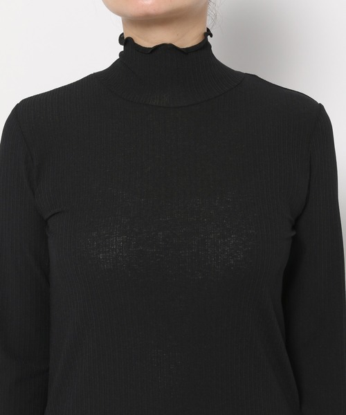 saloon(サルーン)の「SALOON(サルーン)/ラメ切り替えロンT(Tシャツ/カットソー・レディース・ブルー/ブラック/オフホワイト・FREE)」の17枚目の写真