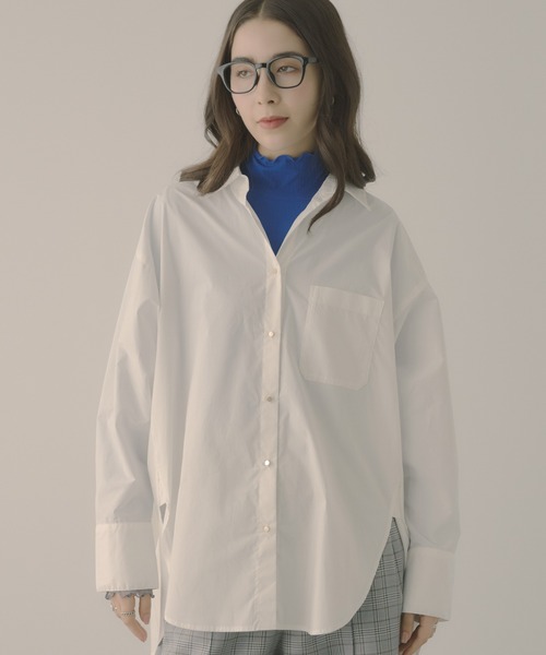 saloon(サルーン)の「SALOON(サルーン)/ラメ切り替えロンT(Tシャツ/カットソー・レディース・ブルー/ブラック/オフホワイト・FREE)」の12枚目の写真