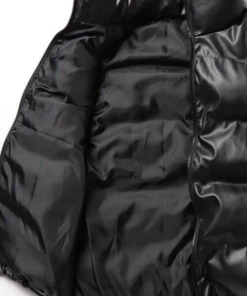 PUレザー 中綿ベスト（ダウンベスト）｜THISIS（ディスイズ）の