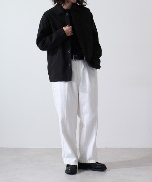 URBAN SQUARE(アーバンスクエア)の「URBAN SQUARE エアリーダンボール カバーオールジャケット(カバーオール・メンズ・カーキ/ネイビー/モカ/ブラック・L/LL/M)」の12枚目の写真