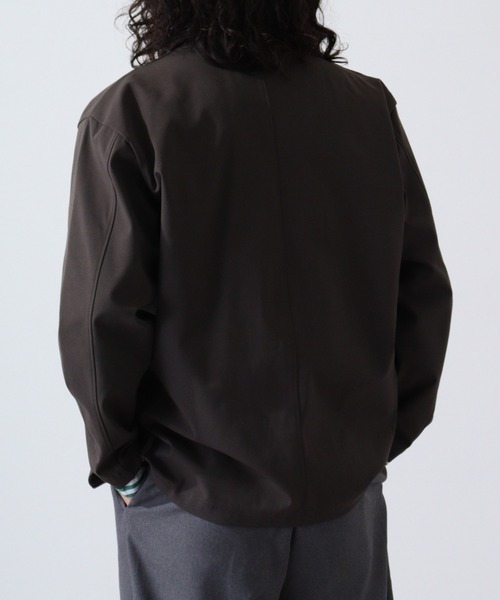 URBAN SQUARE(アーバンスクエア)の「URBAN SQUARE エアリーダンボール カバーオールジャケット(カバーオール・メンズ・カーキ/ネイビー/モカ/ブラック・L/LL/M)」の16枚目の写真