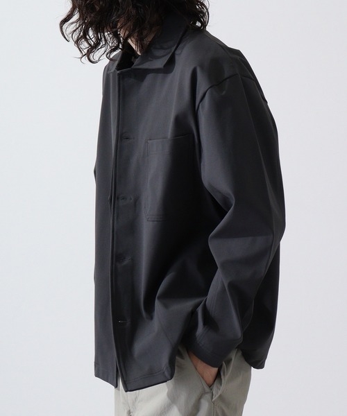 URBAN SQUARE(アーバンスクエア)の「URBAN SQUARE エアリーダンボール カバーオールジャケット(カバーオール・メンズ・カーキ/ネイビー/モカ/ブラック・L/LL/M)」の19枚目の写真