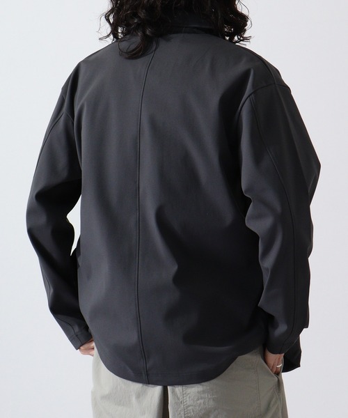 URBAN SQUARE(アーバンスクエア)の「URBAN SQUARE エアリーダンボール カバーオールジャケット(カバーオール・メンズ・カーキ/ネイビー/モカ/ブラック・L/LL/M)」の20枚目の写真