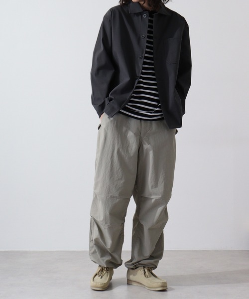 URBAN SQUARE(アーバンスクエア)の「URBAN SQUARE エアリーダンボール カバーオールジャケット(カバーオール・メンズ・カーキ/ネイビー/モカ/ブラック・L/LL/M)」の21枚目の写真