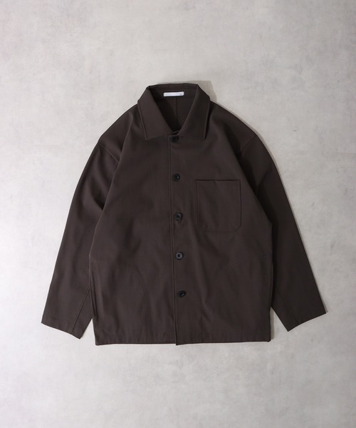 URBAN SQUARE(アーバンスクエア)の「URBAN SQUARE エアリーダンボール カバーオールジャケット(カバーオール・メンズ・カーキ/ネイビー/モカ/ブラック・L/LL/M)」の8枚目の写真