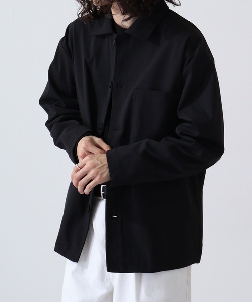 URBAN SQUARE(アーバンスクエア)の「URBAN SQUARE エアリーダンボール カバーオールジャケット(カバーオール・メンズ・カーキ/ネイビー/モカ/ブラック・L/LL/M)」の9枚目の写真