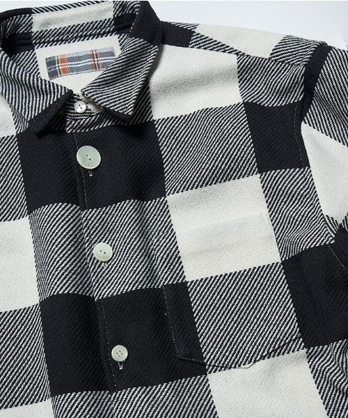 JACKSON MATISSE(ジャクソンマティス)の「【JACKSON MATISSE/ジャクソンマティス】Big-block Check Shirt ブロックチェックシャツ(シャツ/ブラウス・メンズ・ホワイト/ベージュ・MEDIUM/LARGE)」の3枚目の写真