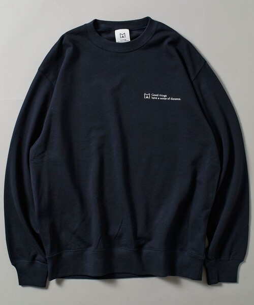 Firsthand（ファーストハンド）の「MA Firsthand/マ ファーストハンド MA Firsthand / マ ファーストハンド　FRENCH TERRY LOGO CREW SWEAT / フレンチテリーロゴスウェット / クルーネック（スウェット・メンズ・ネイビー/ブラック/オフホワイト/グレー・M/L）」の10枚目の写真