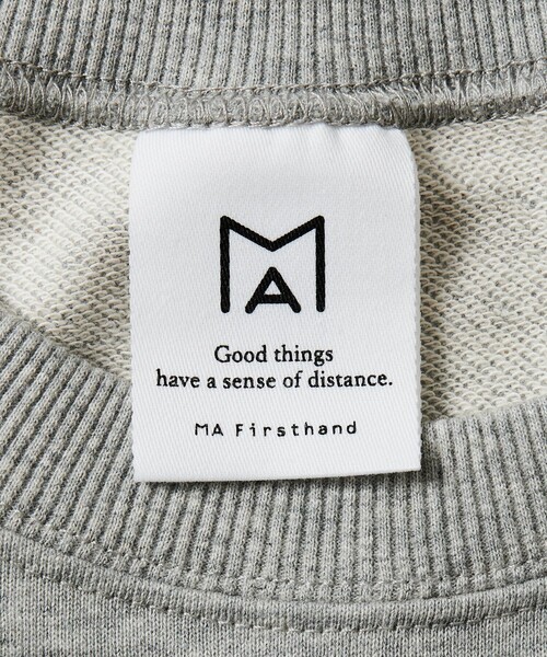 Firsthand（ファーストハンド）の「MA Firsthand/マ ファーストハンド MA Firsthand / マ ファーストハンド　FRENCH TERRY LOGO CREW SWEAT / フレンチテリーロゴスウェット / クルーネック（スウェット・メンズ・ネイビー/ブラック/オフホワイト/グレー・M/L）」の14枚目の写真