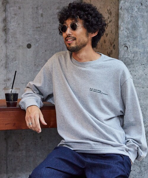 Firsthand（ファーストハンド）の「MA Firsthand/マ ファーストハンド MA Firsthand / マ ファーストハンド　FRENCH TERRY LOGO CREW SWEAT / フレンチテリーロゴスウェット / クルーネック（スウェット・メンズ・ネイビー/ブラック/オフホワイト/グレー・M/L）」の22枚目の写真