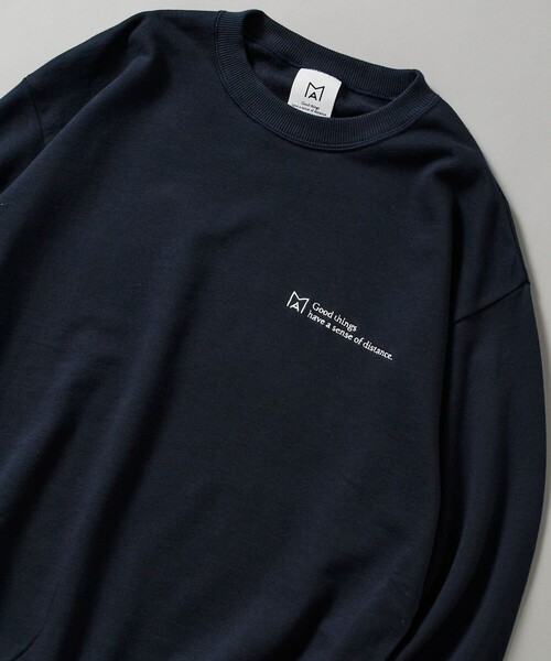 Firsthand（ファーストハンド）の「MA Firsthand/マ ファーストハンド MA Firsthand / マ ファーストハンド　FRENCH TERRY LOGO CREW SWEAT / フレンチテリーロゴスウェット / クルーネック（スウェット・メンズ・ネイビー/ブラック/オフホワイト/グレー・M/L）」の4枚目の写真