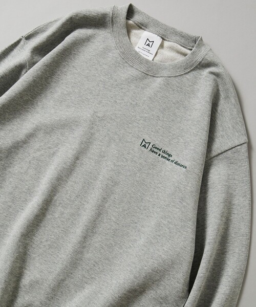 Firsthand（ファーストハンド）の「MA Firsthand/マ ファーストハンド MA Firsthand / マ ファーストハンド　FRENCH TERRY LOGO CREW SWEAT / フレンチテリーロゴスウェット / クルーネック（スウェット・メンズ・ネイビー/ブラック/オフホワイト/グレー・M/L）」の3枚目の写真