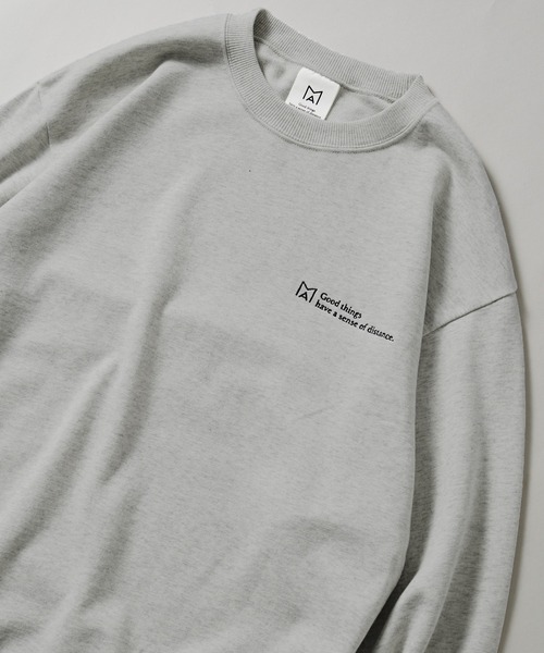 Firsthand（ファーストハンド）の「MA Firsthand/マ ファーストハンド MA Firsthand / マ ファーストハンド　FRENCH TERRY LOGO CREW SWEAT / フレンチテリーロゴスウェット / クルーネック（スウェット・メンズ・ネイビー/ブラック/オフホワイト/グレー・M/L）」の2枚目の写真