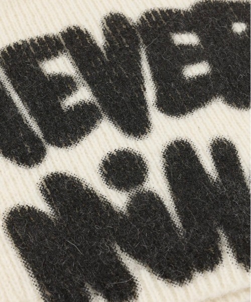FREE WORLD ORDER（フリーワールドオーダー）の「ストリートファッション FREE WORLD ORDER フリーワールドオーダー F.V.V.O エフブイブイオー FVVO logo Printed beanie hat logo ロゴビーニー ビーニー プリント ニット帽（ニットキャップ/ビーニー・メンズ・ホワイト/ブラック・ONE SIZE）」の8枚目の写真