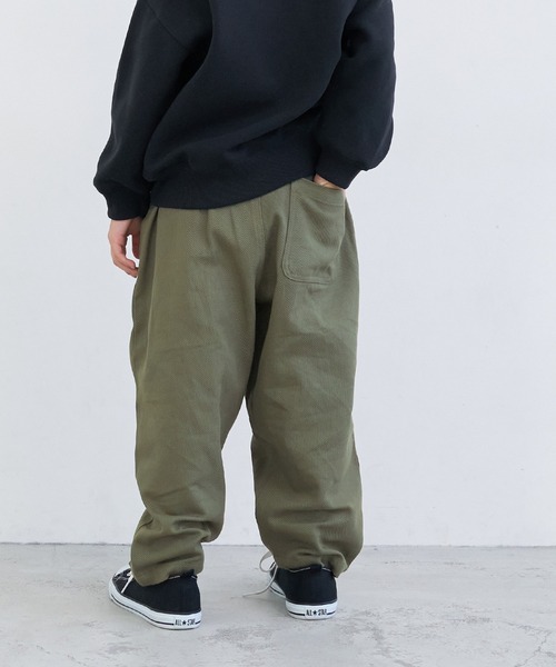 coca（coca）（コカ）の「キッズ カツラギタックボリュームパンツ（その他パンツ・キッズ・ベージュ/カーキ・110/120/130/140）」の8枚目の写真