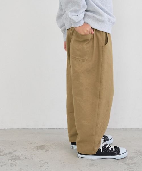 coca（coca）（コカ）の「キッズ カツラギタックボリュームパンツ（その他パンツ・キッズ・ベージュ/カーキ・110/120/130/140）」の5枚目の写真