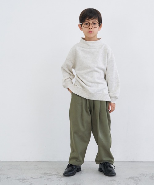 coca（coca）（コカ）の「キッズ カツラギタックボリュームパンツ（その他パンツ・キッズ・ベージュ/カーキ・110/120/130/140）」の6枚目の写真