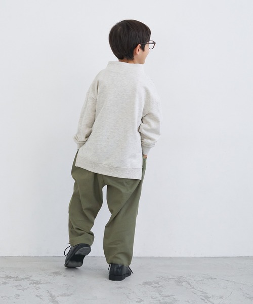 coca（coca）（コカ）の「キッズ カツラギタックボリュームパンツ（その他パンツ・キッズ・ベージュ/カーキ・110/120/130/140）」の7枚目の写真