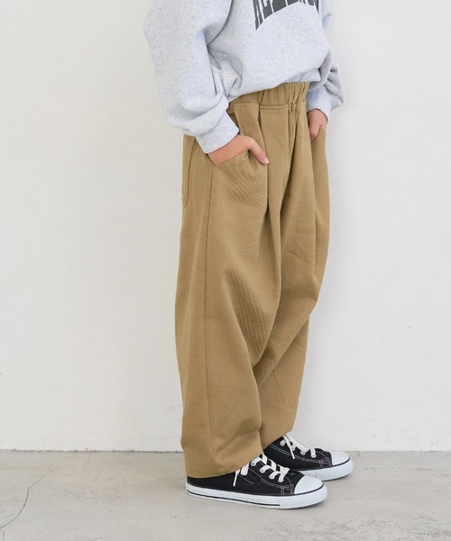 coca（coca）（コカ）の「キッズ カツラギタックボリュームパンツ（その他パンツ・キッズ・ベージュ/カーキ・110/120/130/140）」の13枚目の写真