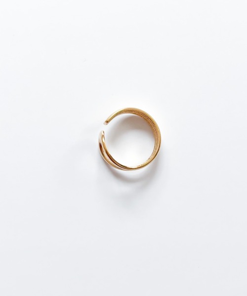 yu-ka（ユーカ）の「YU-KA:フォークデザインリング（リング・レディース・ゴールド/シルバー・FREE）」の4枚目の写真