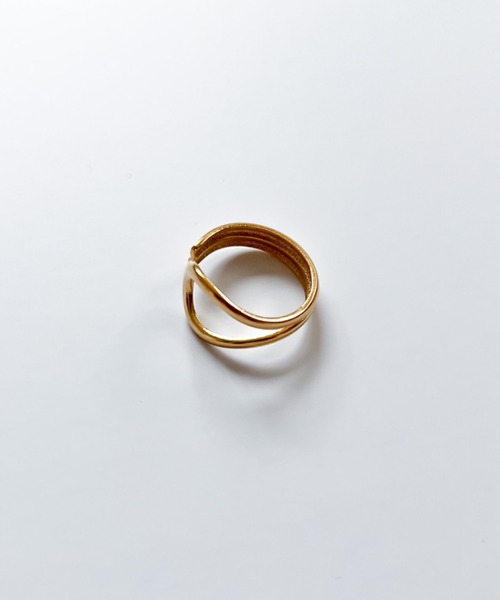 yu-ka（ユーカ）の「YU-KA:フォークデザインリング（リング・レディース・ゴールド/シルバー・FREE）」の5枚目の写真