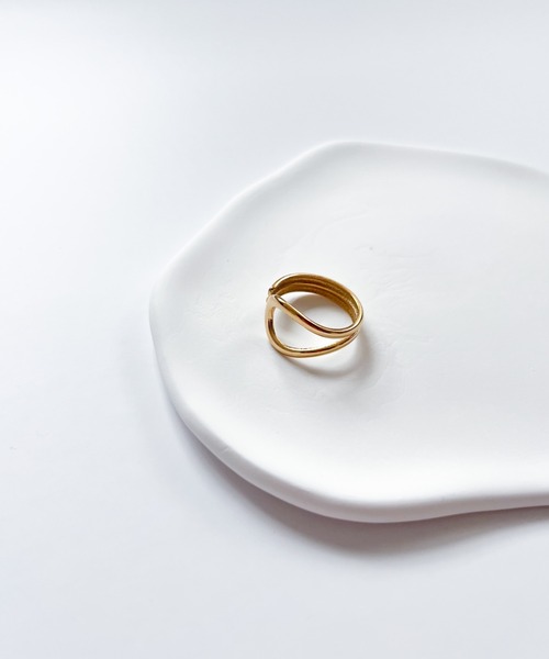yu-ka（ユーカ）の「YU-KA:フォークデザインリング（リング・レディース・ゴールド/シルバー・FREE）」の9枚目の写真