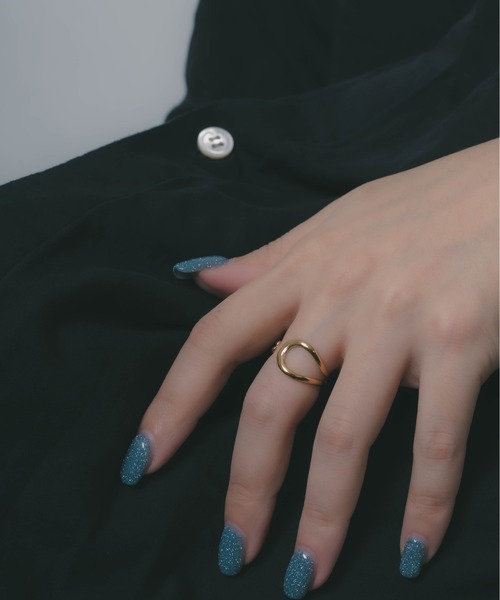 yu-ka（ユーカ）の「YU-KA:フォークデザインリング（リング・レディース・ゴールド/シルバー・FREE）」の7枚目の写真