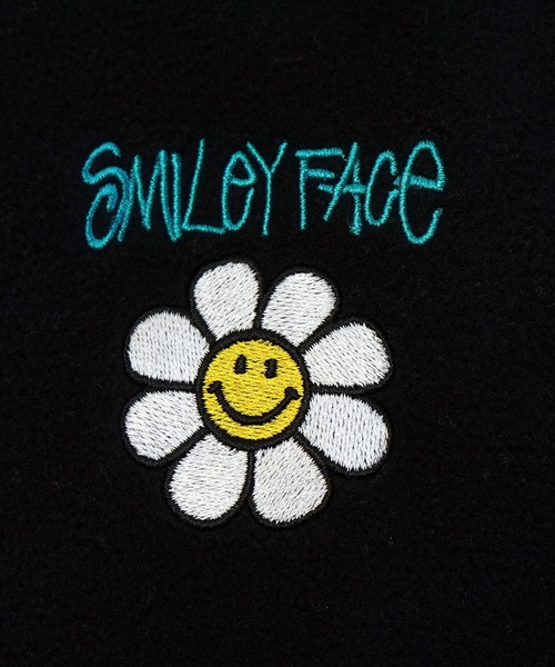 SMILEY FACE(スマイリーフェイス)の「【GROOVY STORE】SMILEY FACE オーバーサイズ フリーストレーナー(スウェット・メンズ・ブラック/アイボリー/ダークブルー/グレイッシュベージュ・M/L/LL)」の14枚目の写真