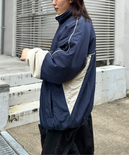 CPCM（シーピーシーエム）の「リバーシブルパイピングボアブルゾン