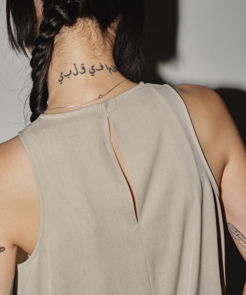 TODAYFUL（トゥデイフル）の「TODAYFUL　Side Gather Tops サイドギャザートップス/12410415（タンクトップ・レディース・オートミール/ブラック・ONE SIZE）」の11枚目の写真