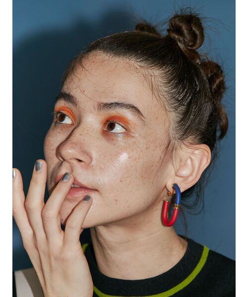 UN3D.（アンスリード）の「2 TONE CURVE EARRING / 2トーン
