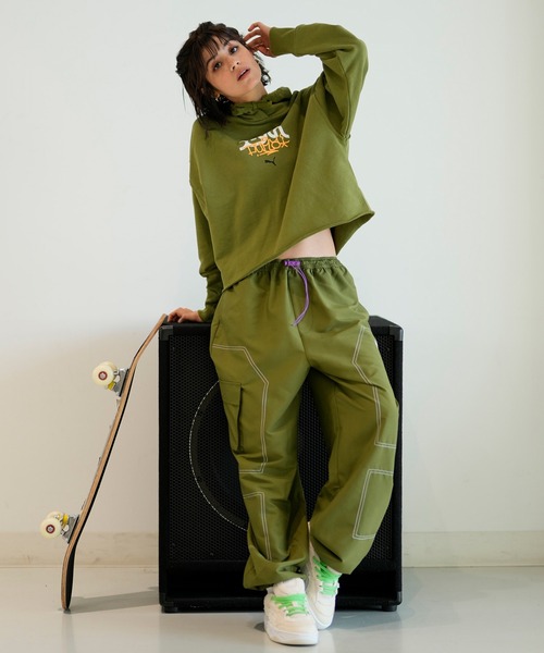 国内配送★X-girl★フェード カーゴ スウェット パンツ 3色 X-girl｜X-girl/(U)TECH WIDE CARGO PT | Rakuten Fashion(楽天