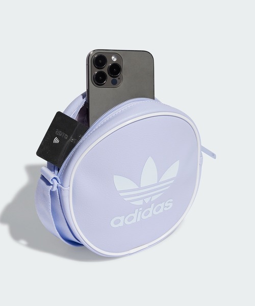 レトロ可愛い★adidas★Adicolor クラシック ラウンド バッグ adidas ショルダーバッグ アディカラー クラシック ラウンド