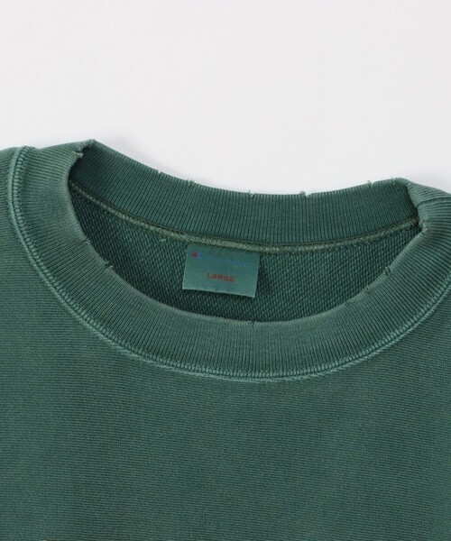 Champion(チャンピオン)の「【Champion/チャンピオン】REVERSEWEAVE ロゴスウェット ダメージ加工(スウェット・メンズ・ヘザーグレー/ネイビー/モスグリーン・L/M)」の16枚目の写真