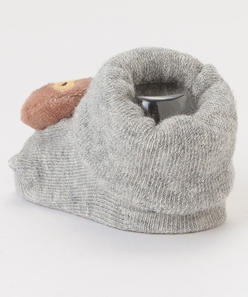 petit main（プティマイン）の「アニマルモチーフカップソックス（ベビーシューズ/ベビーソックス・キッズ・ライトピンク/ライトグレー/アイボリー・9-11cm/11-13cm）」の11枚目の写真